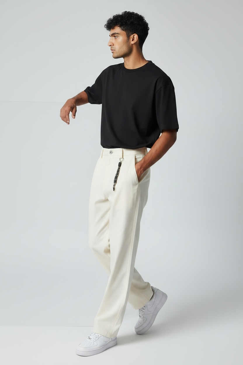 Dülmen Signature Wide-Leg Pants - Ivory Cream