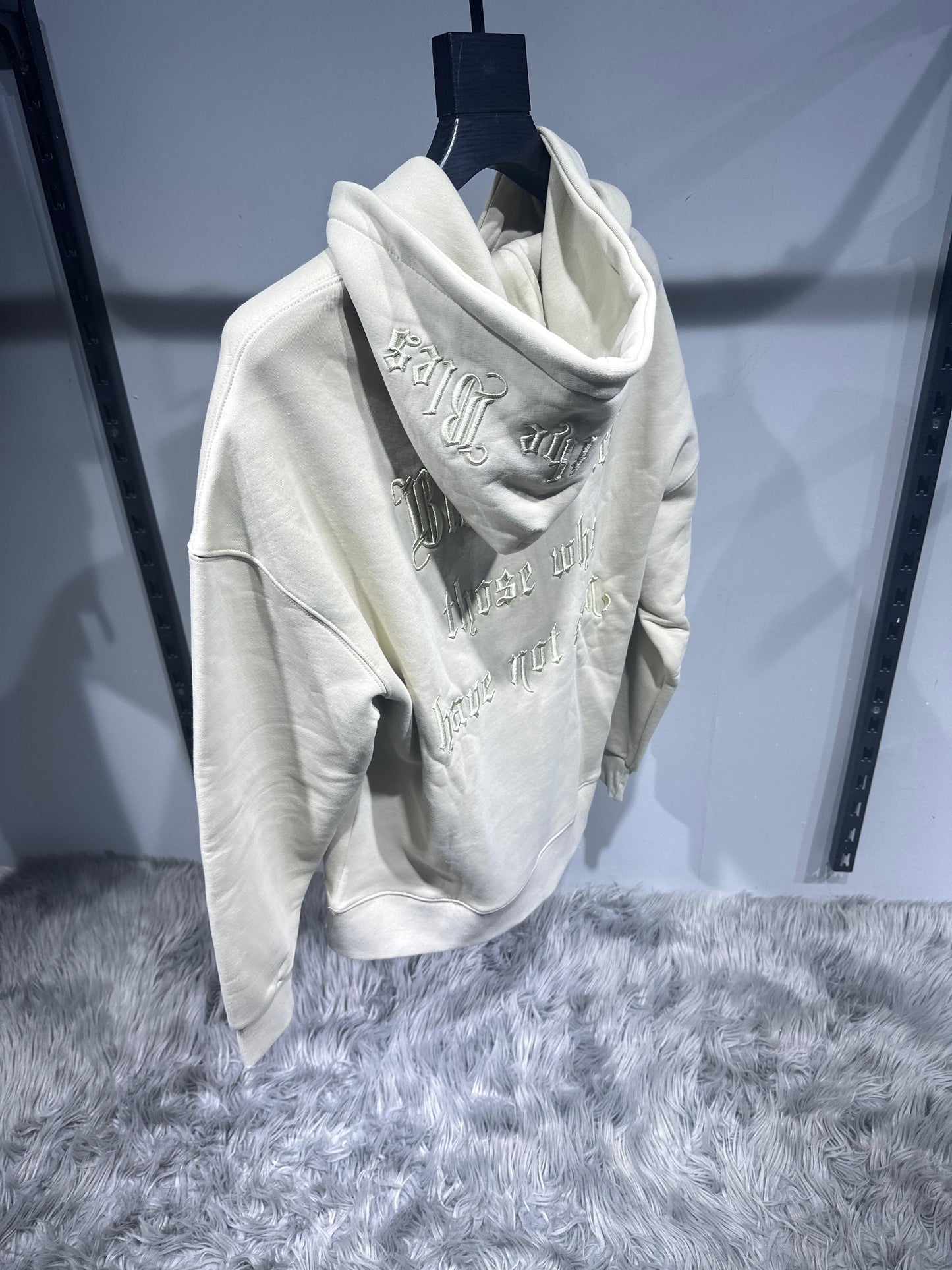 Embroidered Blessed Oversized Hoodie