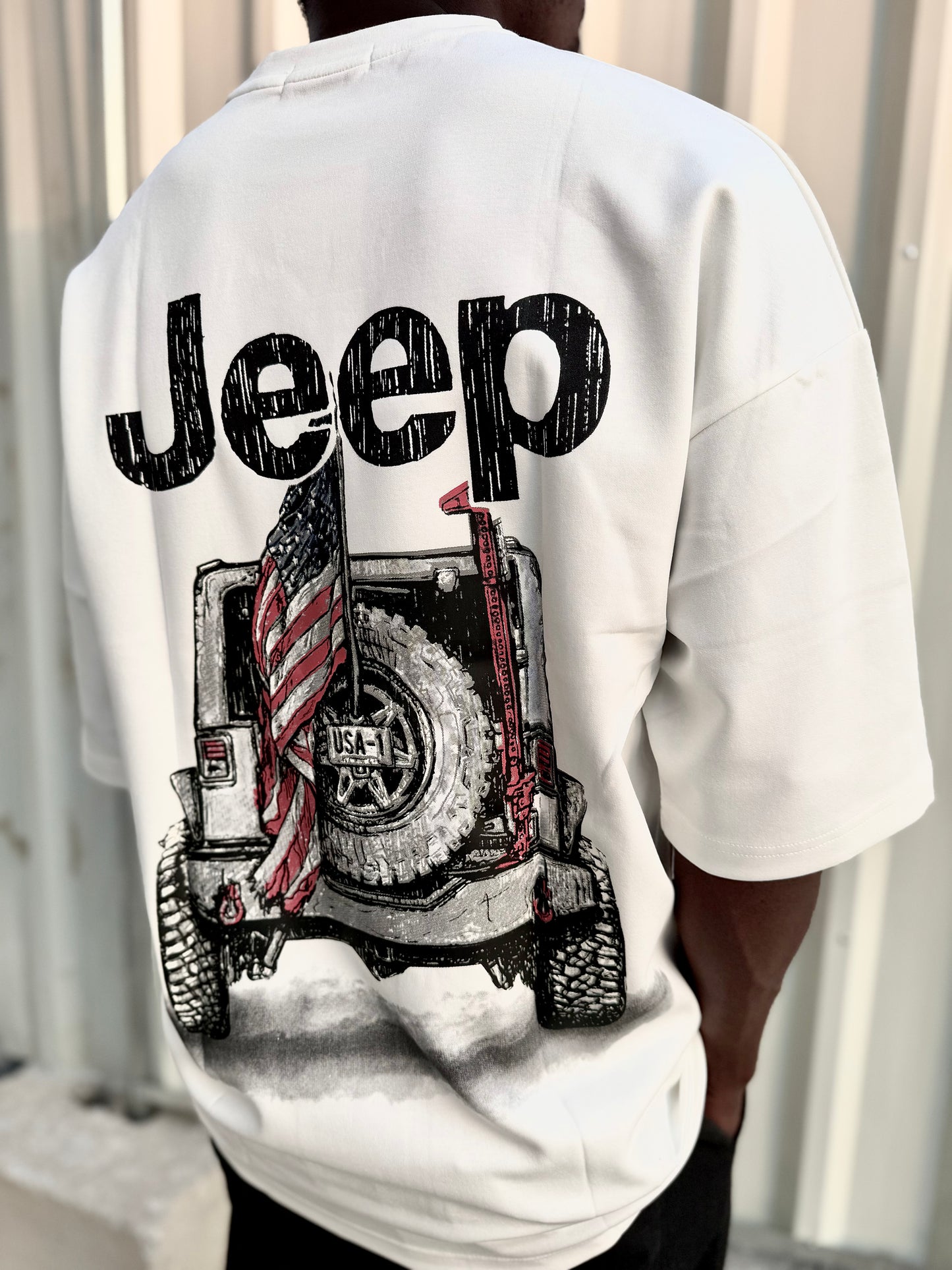 Jeep Printed Oversized Tshirt
