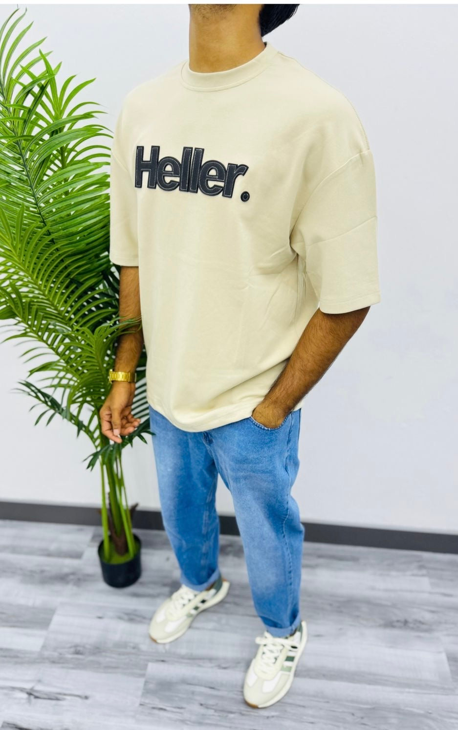 Men’s Heller. Print Oversized T-shirt