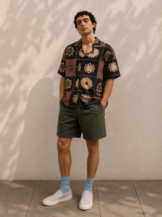 Dülmen Riviera Linen Shirt - Dusty Mauve