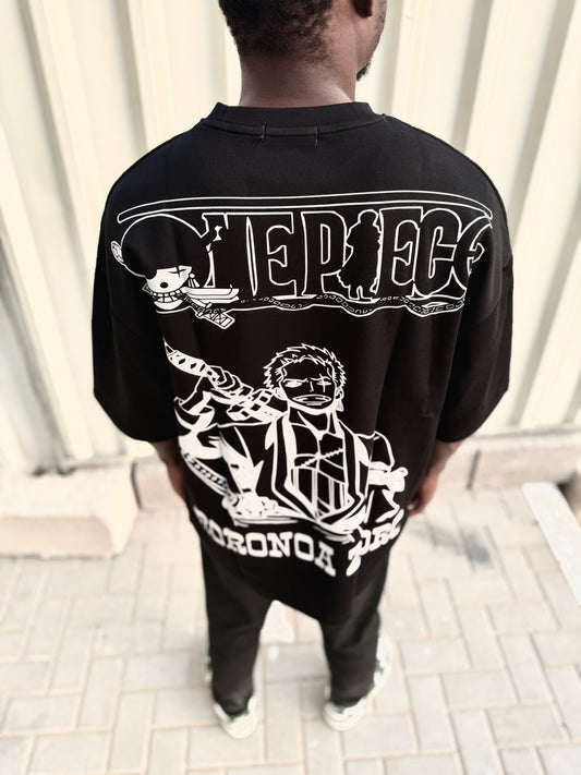 One Piece Printed Oversized Tshirt