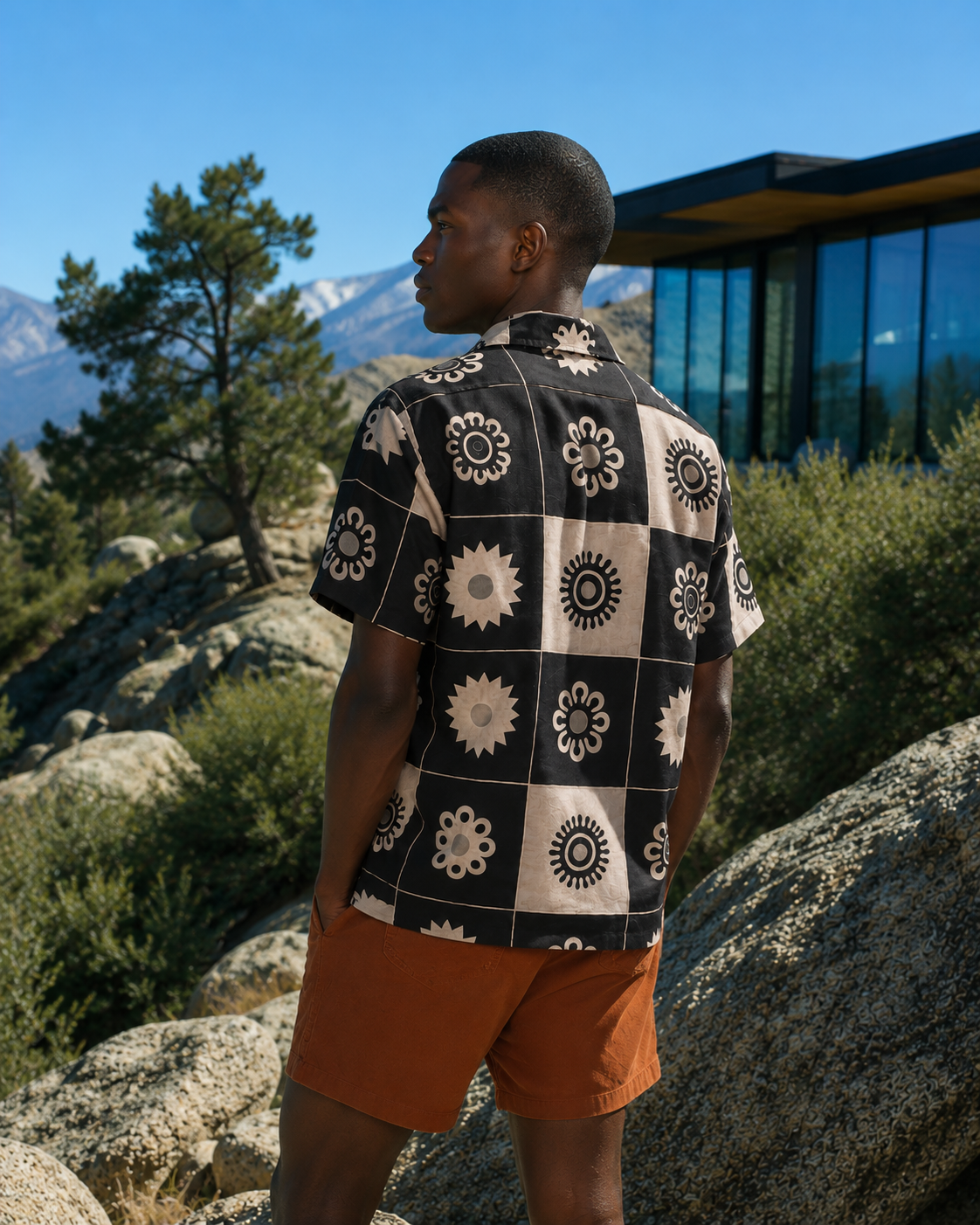 Dülmen Riviera Linen Shirt black