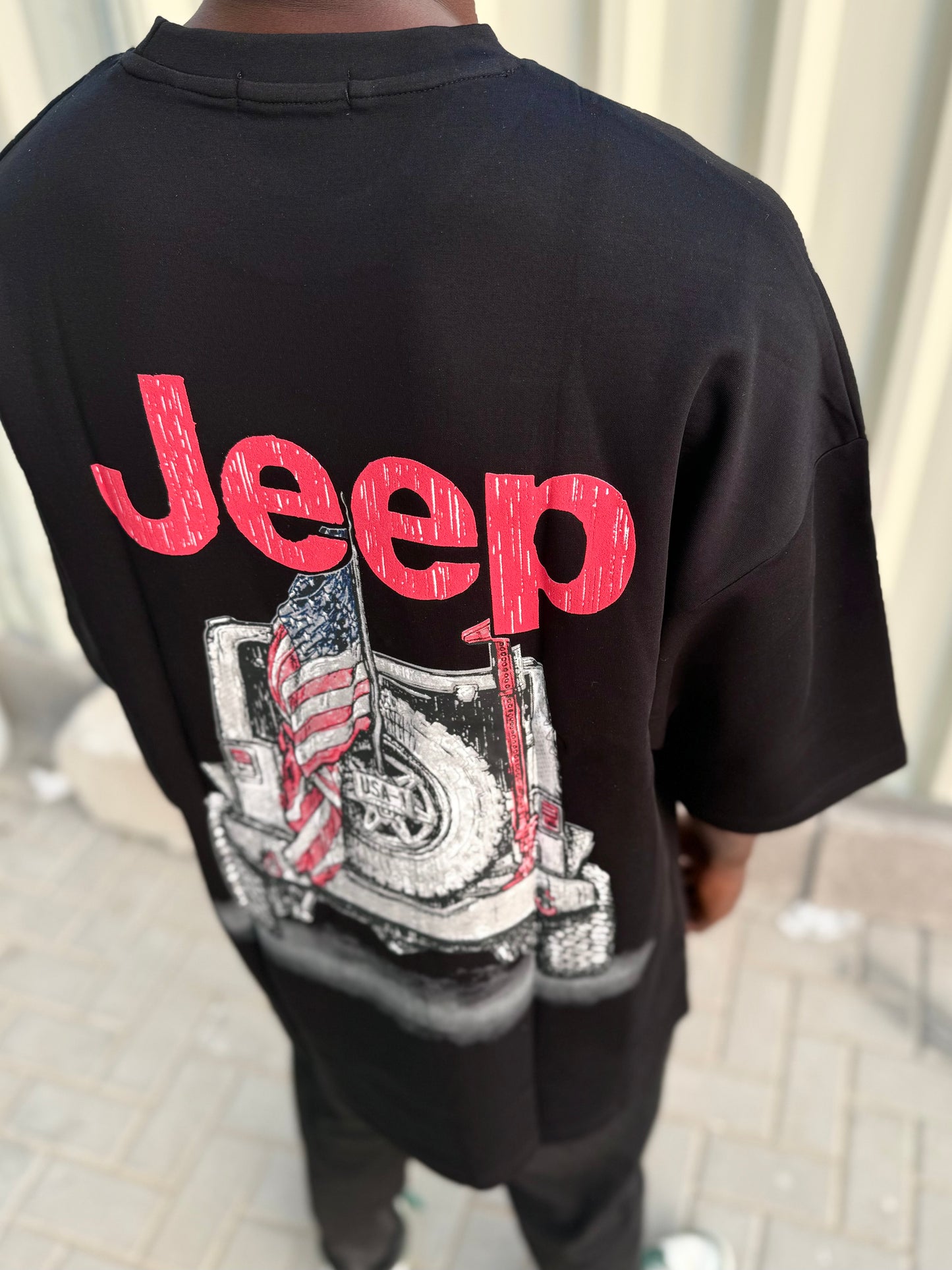 Jeep Printed Oversized Tshirt