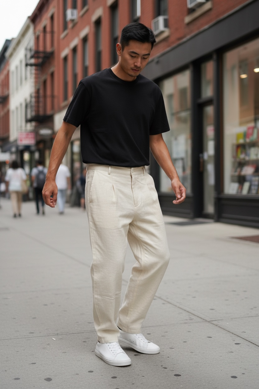 DÜLMEN Essential Linen Trousers