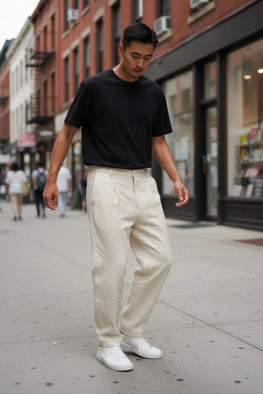 DÜLMEN Essential Linen Trousers