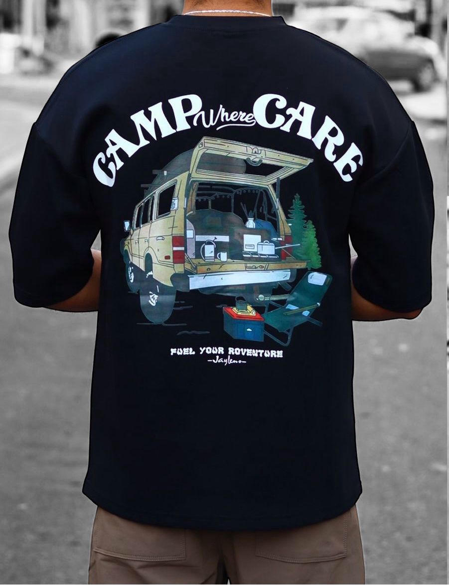 Trendz Camp Designed Oversized Tshirt