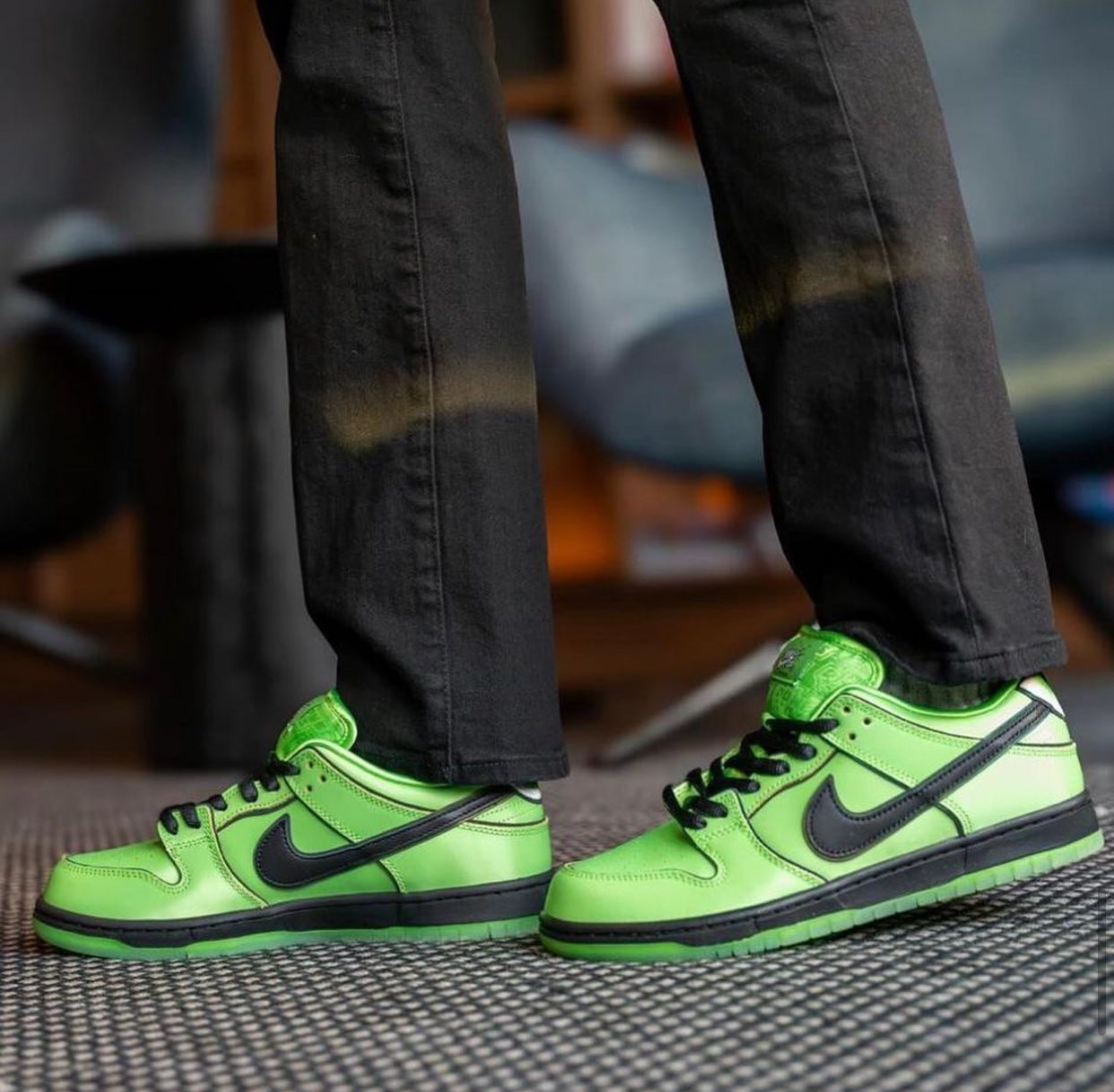 Nike Dunk The Powerpuff Girls “Buttercup”