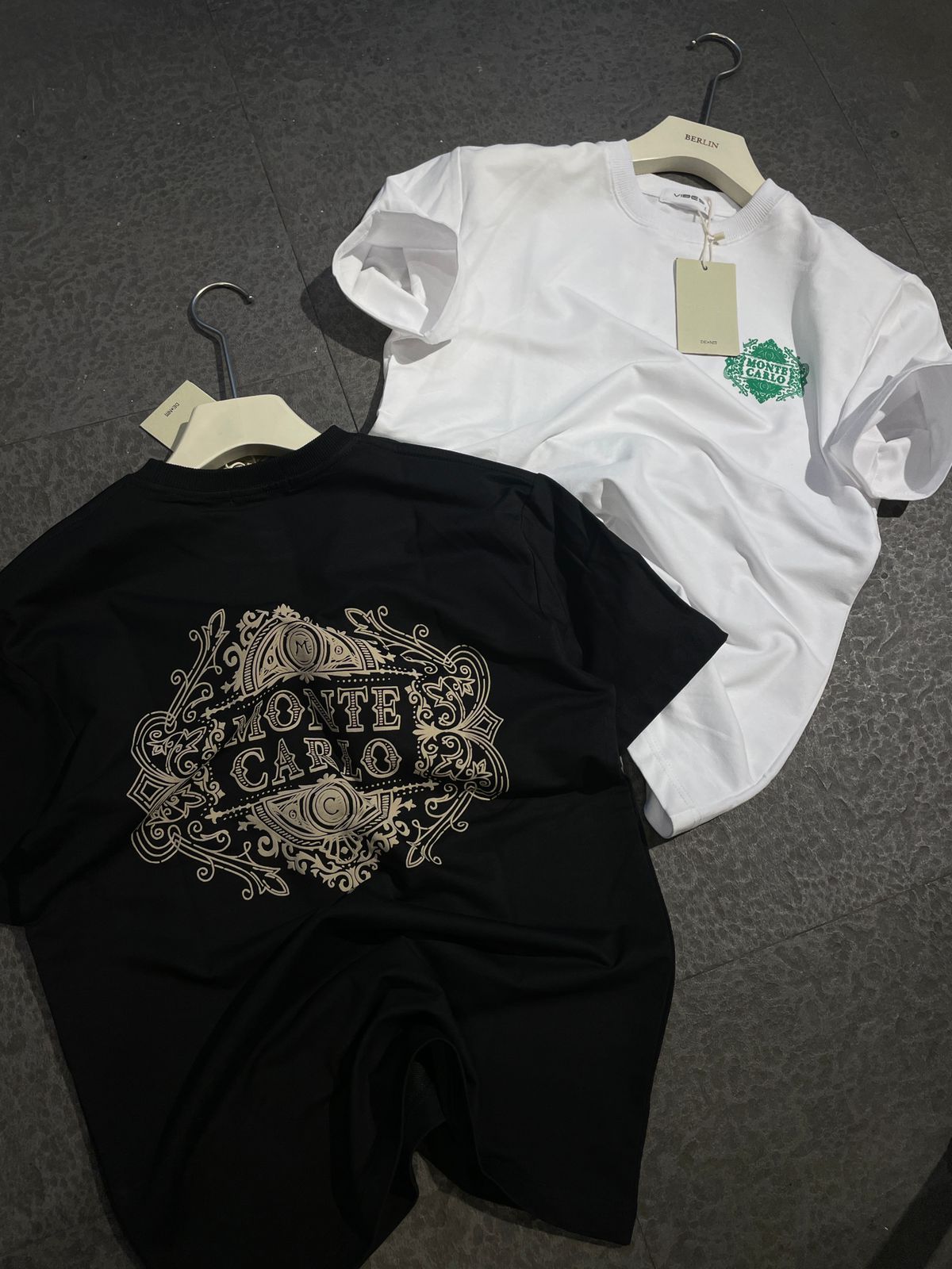 2-Pack Crew Neck T-shirt Black & White