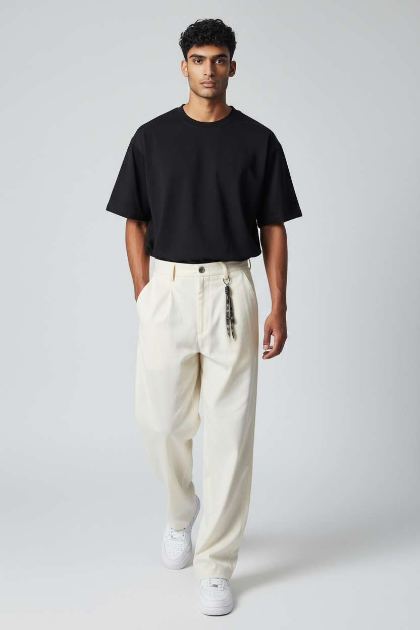 Dülmen Signature Wide-Leg Pants -  Ivory Cream