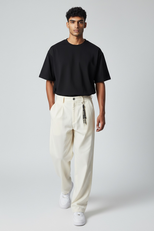 Dülmen Signature Wide-Leg Pants -  Ivory Cream