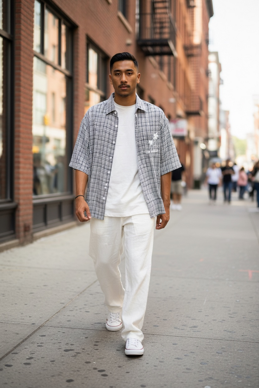 LA Palm Resort Shirt – Grey