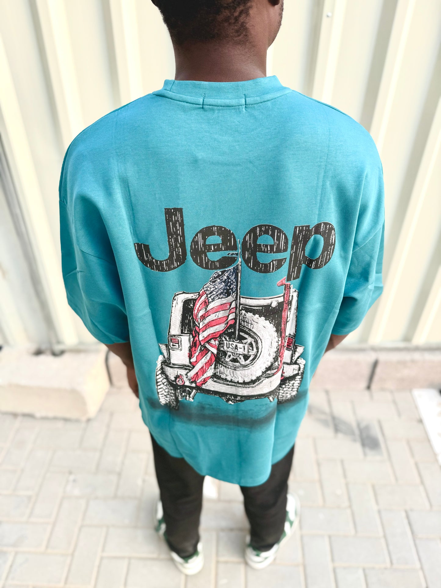 Jeep Printed Oversized Tshirt