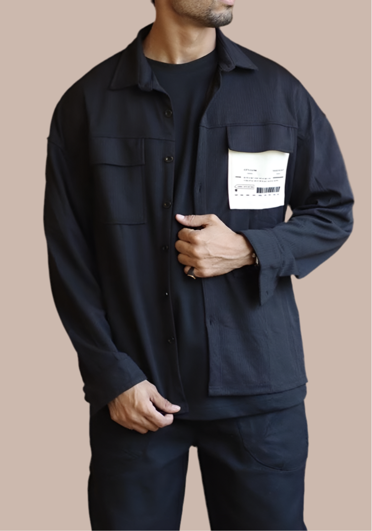 Men’s Oversize Shirt with Long sleeve