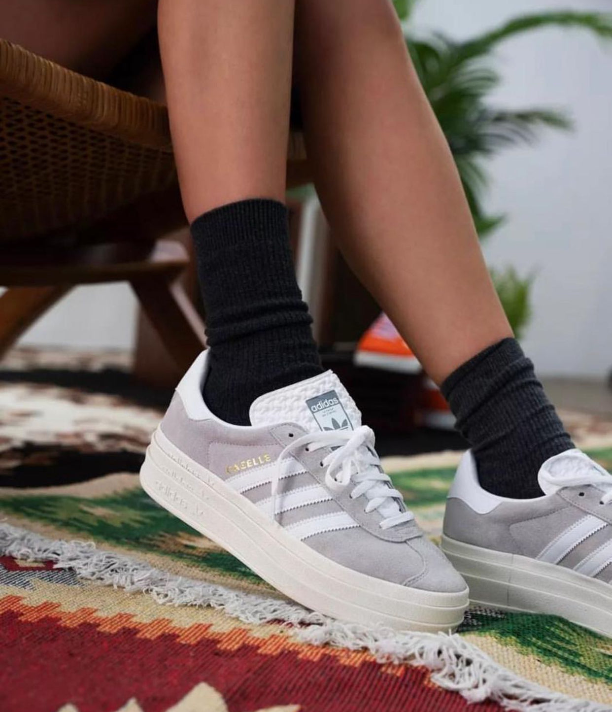 Adidas Gazelle Bold “grey/White”