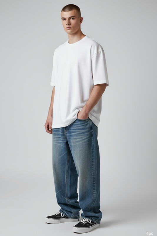 Vintage Blue Baggy Jeans