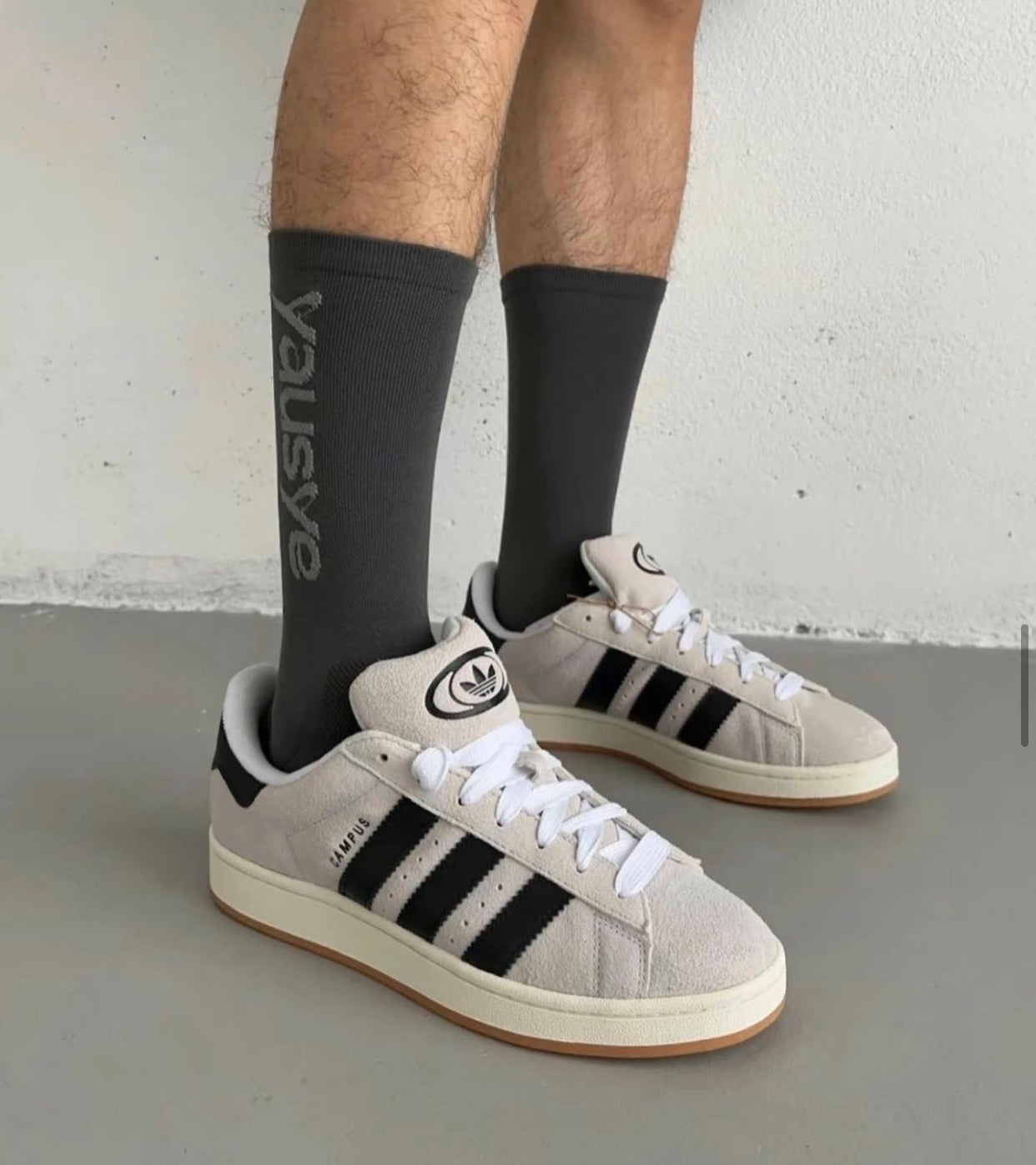 Adidas Campus 00s Crystal White Core Black