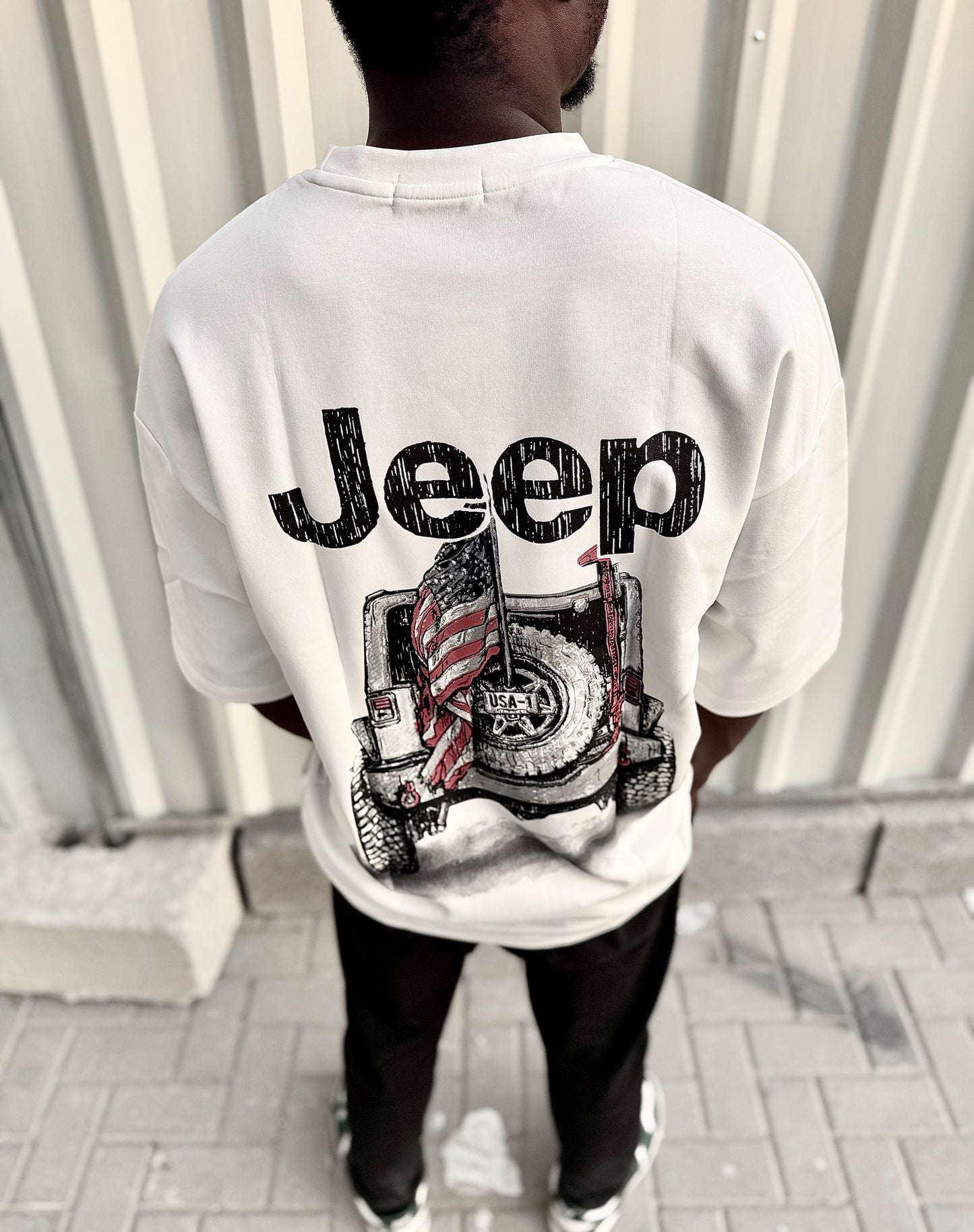 Jeep Printed Oversized Tshirt