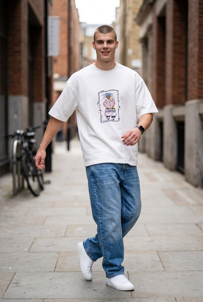 Urban Oversized Tee - White