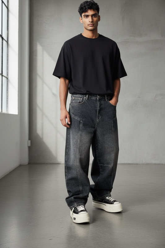 Midnight Utility Baggy Jeans