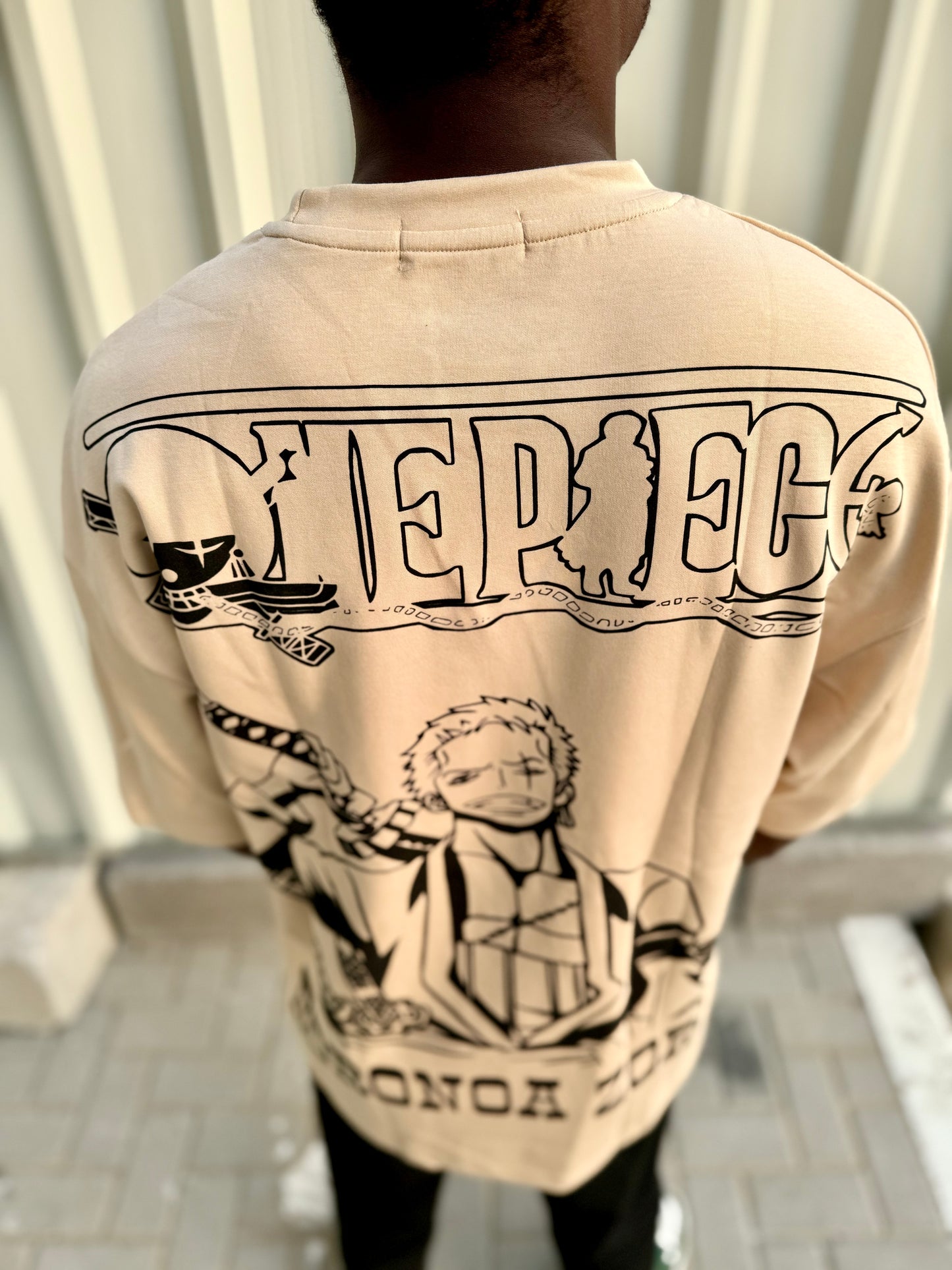 One Piece Printed Oversized Tshirt